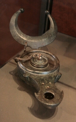 Lampe à volutes